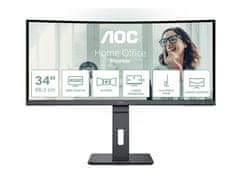 AOC Pro-line CU34P3CV LED monitor, 86,36 cm (34), VA, WQHD, zakrivljen