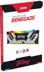 Kingston Fury Renegade memorija (RAM), RGB, XMP, DDR5, 16GB, 7600, CL38, DIMM (KF576C38RSA-16)