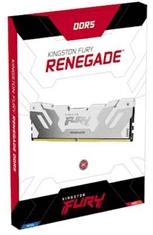 Kingston Fury Renegade memorija (RAM), RGB, XMP, DDR5, 2x16GB, 7600, CL38, DIMM, bijela (KF576C38RWAK2-32)