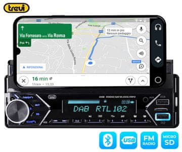 Napredni auto radio TREVI SCD 5753 DAB