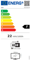 Acer Nitro XV275UP3biiprx monitor (UM.HXXEE.310)