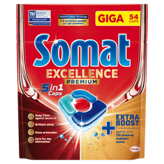 Somat Excellence 5u1 tablete za perilicu posuđa, 54/1