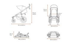 Thule Urban Glide dječja kolica, četiri kotača, bež