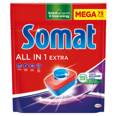 Somat All in 1 Extra tablete za perilicu posuđa, 75/1