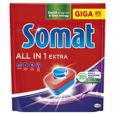 Somat All in 1 Extra tablete za perilicu posuđa, 85/1