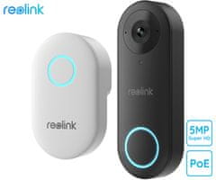 Reolink D340P pametno video zvono, 2K+, PoE, detekcija pokreta