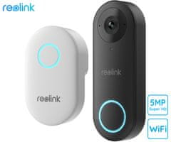 Reolink D340W pametno video zvono, 2K+, WiFi, detekcija pokreta