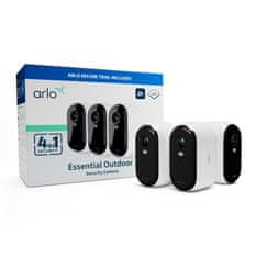 Arlo Essential (Gen.2) VMC3350-100EUS set od tri 2K vanjske IP kamere