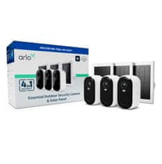 Arlo Essential (Gen.2) VMK3350-100EUS set tri 2K vanjske IP kamere + tri solarna punjača