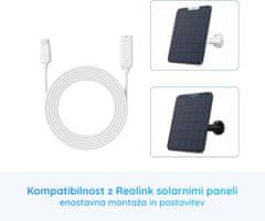 Reolink Solar EX produžni kabel, USB-C, 4.5m, za Reolink kamere/solarne panele