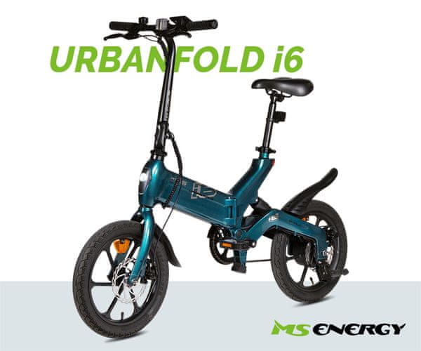 MS Energy URBANFOLD i6 – ultra kompaktni e-bicikl!