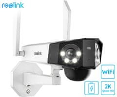 Reolink DUO B750 IP kamera, 2 objektiva, 2K, Dual WiFi, baterija, 180°, noćno snimanje u boji, IP66