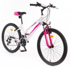 Olpran Falcon Sus Lady bicikl, 24", bijelo/roza