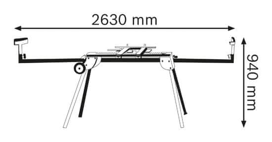 BOSCH Professional stol za pilu GTA 3800 (0601B24000)