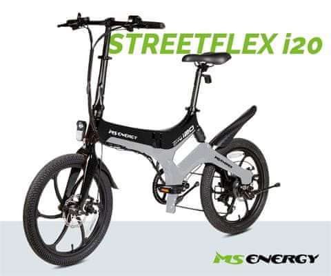 MS Energy STREETFLEX i20 – inovativni sklopivi e-bicikl!