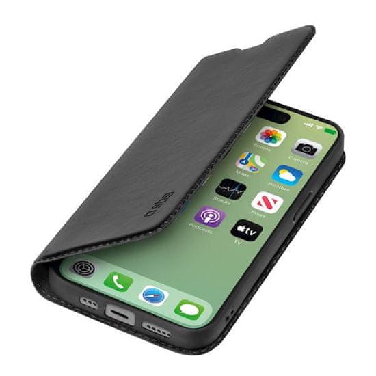 SBS Wallet Lite preklopna maska za iPhone 15 Pro Max, crna