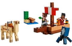 LEGO Minecraft 21259 Plovidba na piratskom brodu