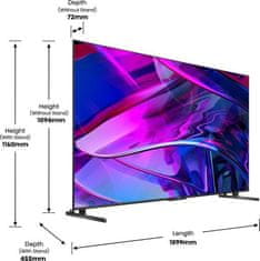 Hisense 85U7KQ 4K UHD Mini LED televizor, Smart TV