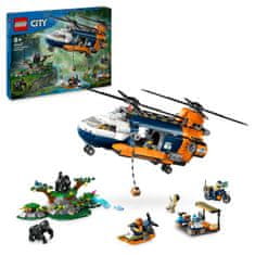 LEGO City helikopter za istraživanje džungle u baznom kampu (60437)