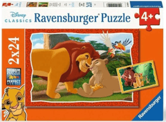 Ravensburger slagalica, Kralj lavova, 2x24d