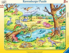 Ravensburger slagalica, Dinosauri, 15/1