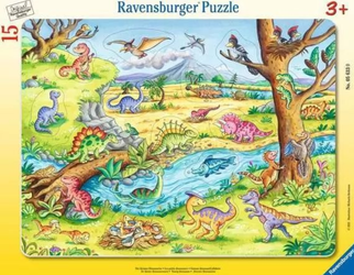   Ravensburger slagalica, Dinosauri, 15/1