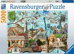 Ravensburger slagalica, Kolaž svijeta, 5000/1