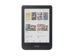 Kobo Clara Color e-čitač, osjetljiv na dodir, WiFi, 16GB, crni (N367-KU-BK-K-CK)