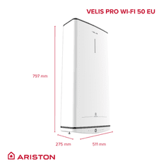 Ariston VLS PRO WIFI 50 EU električni bojler (3100945)