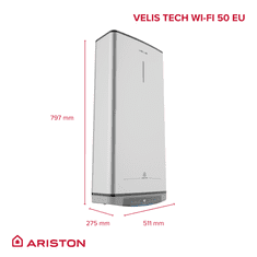 Ariston VLS TECH WIFI 50 EU električni bojler (3100911)