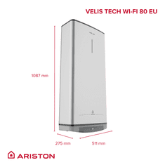 Ariston VLS TECH WIFI 80 EU električni bojler (3100912)