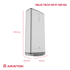 Ariston VLS TECH WIFI 100 EU električni bojler (3100913)