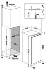 Whirlpool ARG 86122 ugradbeni hladnjak