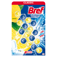 Bref Wc miris Power Aktiv Quattro Lemon 4x 50g