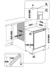 Whirlpool WBUF011 ugradbeni hladnjak