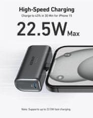 Anker Nano powerbank, 5000 mAh, crni (A1653H11)