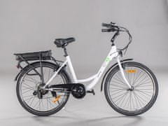 Trevi Jammy 26 električni bicikl, sklopiv, do 60 km, bijeli