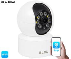 Blow H-263 IP kamera, WiFi, Super HD, 3MP,355°,bela