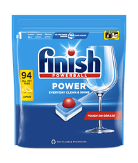 Finish Lemon Sparkle Power All in One tablete za perilicu posuđa, 94 komada