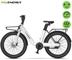 MS ENERGY Cityzen C102 električni bicikl, sklopivi, do 70 km, bijela