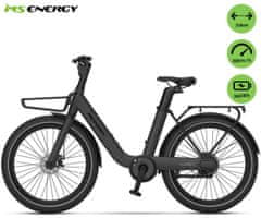 MS ENERGY Cityzen C102 električni bicikl, sklopivi, do 70 km, siva