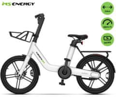 MS ENERGY Pulseurban C20 električni bicikl, 250W, do 70 km, bijela