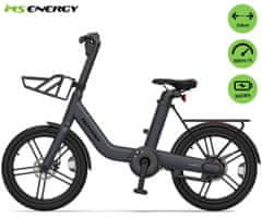 MS ENERGY Pulseurban C20 električni bicikl, 250W, do 70 km, siva