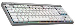 Logitech G515 LIGHTSPEED TKL tipkovnica, bežična, bijela (920-012539)