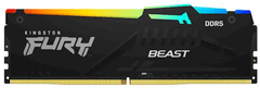 Kingston Fury Beast RGB XMP RAM disk, DDR5, 2x 16GB, 32GB, CL30, DIMM (KF560C30BBAK2-32)