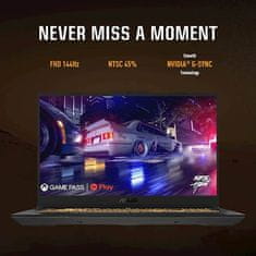 ASUS TUF Gaming F17 FX707VU-HX101W prijenosno računalo, i7-13620H, 16GB, SSD1TB, RTX4050, W11H (90NR0CS5-M00940)