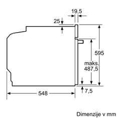 Bosch HBS578BS0 ugradbena pećnica