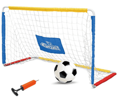 King Sport gol set s ​​loptom i pumpom, metal (OKJ9102-A1)