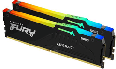 Kingston Fury Beast RAM disk, DDR5, 2x16GB, CL32, DIMM, RGB XMP (KF564C32BBAK2-32)