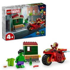 LEGO Marvel 76287 Iron Man na motociklu i Hulk